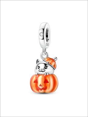 925 Sterling Silver Halloween Charm Bracelet Necklace Pendant